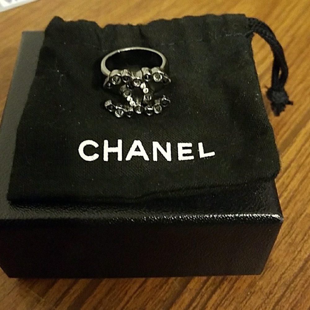 ***SALE*** Black Chanel Ring